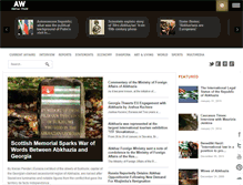 Tablet Screenshot of abkhazworld.com
